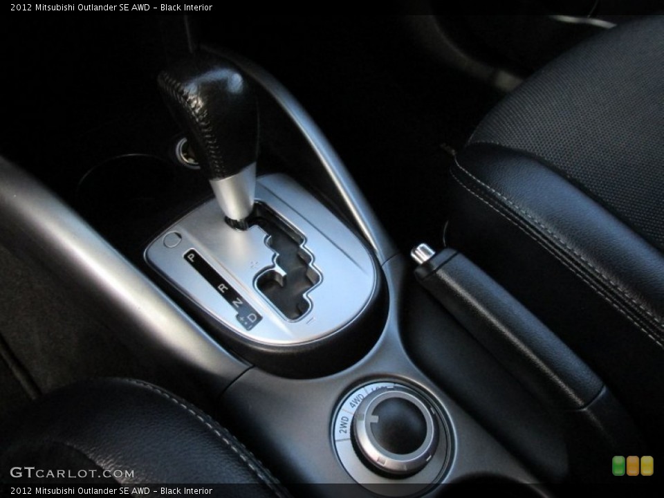 Black Interior Transmission for the 2012 Mitsubishi Outlander SE AWD #95731442