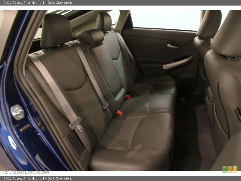 Dark Gray Interior Rear Seat for the 2011 Toyota Prius Hybrid II #95733623