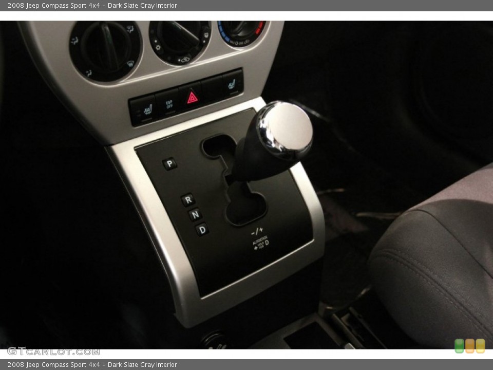 Dark Slate Gray Interior Transmission for the 2008 Jeep Compass Sport 4x4 #95736660