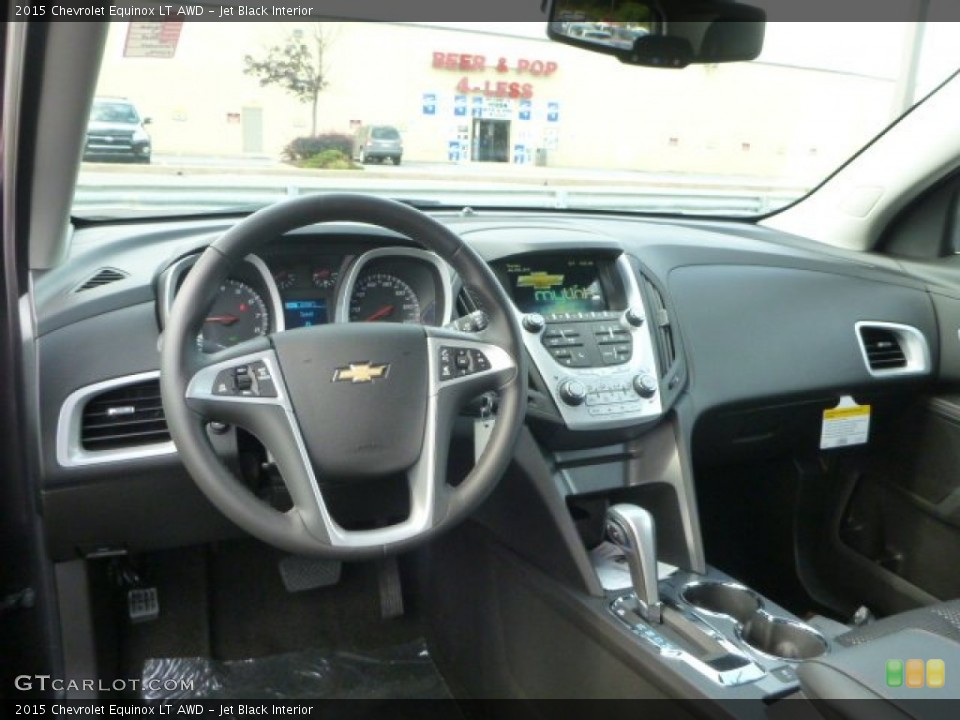 Jet Black Interior Dashboard for the 2015 Chevrolet Equinox LT AWD #95742198