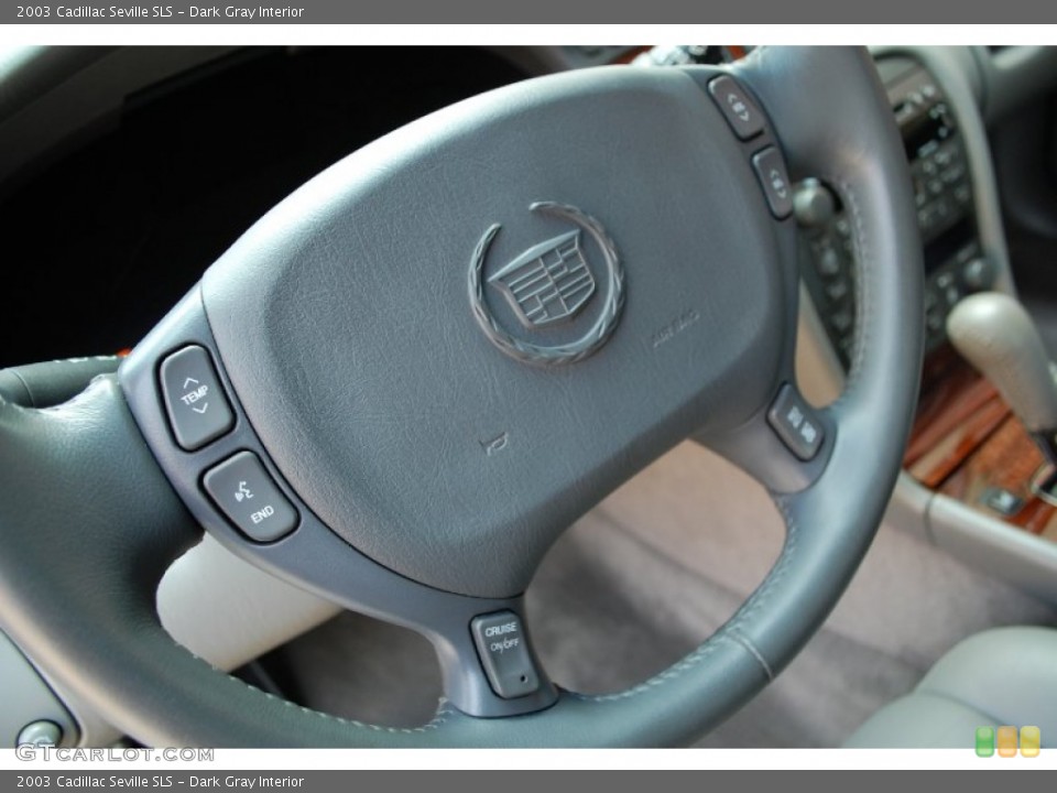 Dark Gray Interior Steering Wheel for the 2003 Cadillac Seville SLS #95742849