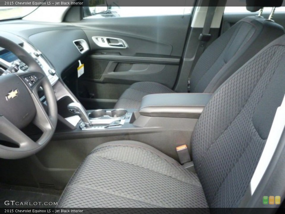 Jet Black Interior Front Seat for the 2015 Chevrolet Equinox LS #95742999