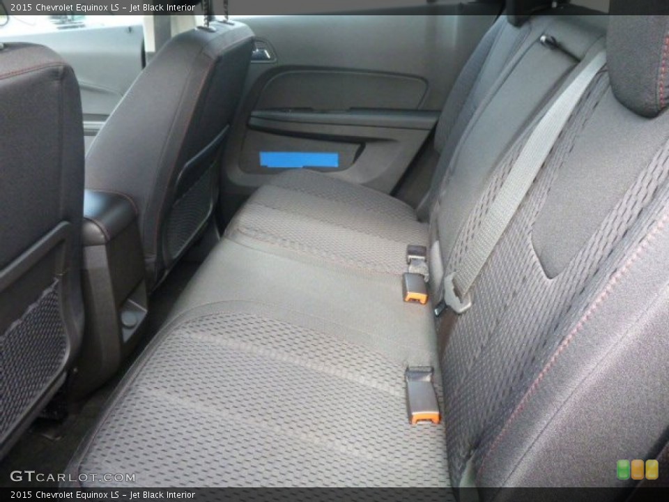 Jet Black Interior Rear Seat for the 2015 Chevrolet Equinox LS #95743020