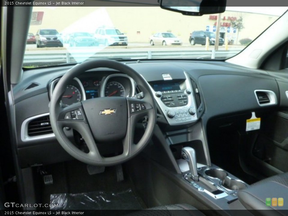 Jet Black Interior Dashboard for the 2015 Chevrolet Equinox LS #95743044