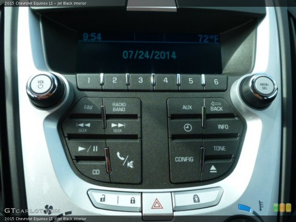 Jet Black Interior Controls for the 2015 Chevrolet Equinox LS #95743170