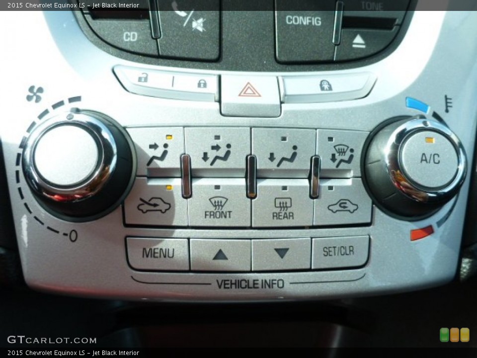 Jet Black Interior Controls for the 2015 Chevrolet Equinox LS #95743194