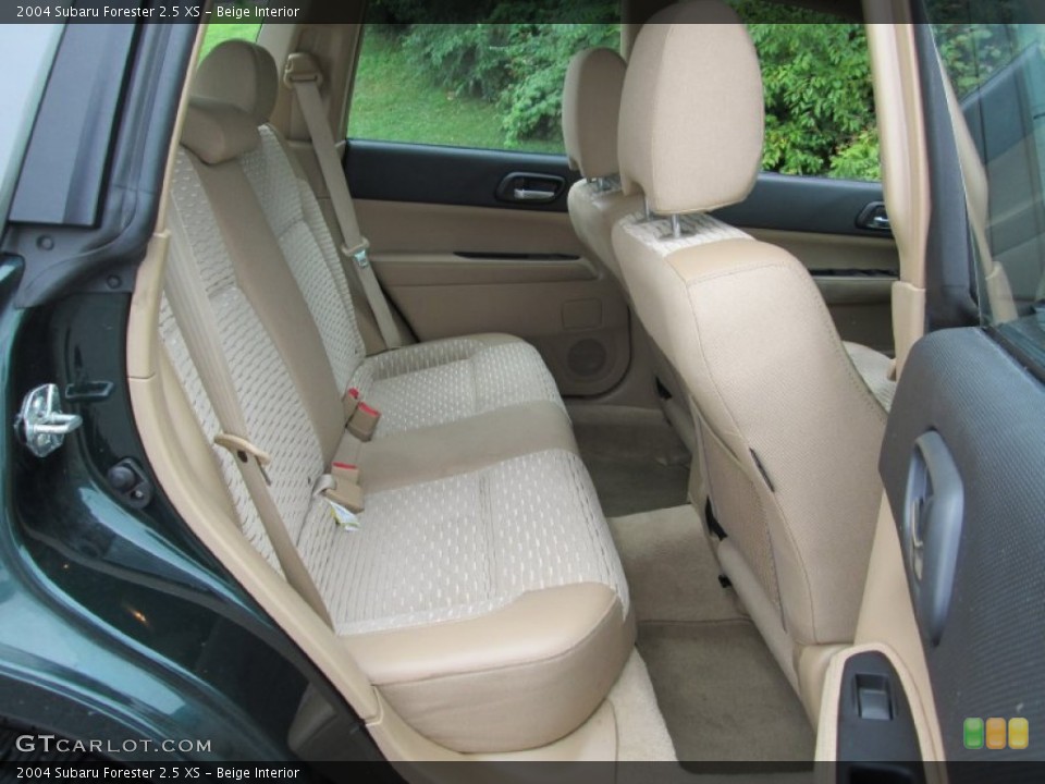 Beige Interior Rear Seat for the 2004 Subaru Forester 2.5 XS #95746386