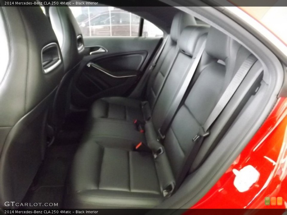 Black Interior Rear Seat for the 2014 Mercedes-Benz CLA 250 4Matic #95752446
