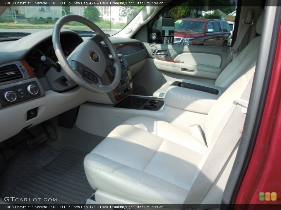 Dark Titanium/Light Titanium Interior Photo for the 2008 Chevrolet Silverado 2500HD LTZ Crew Cab 4x4 #95756211