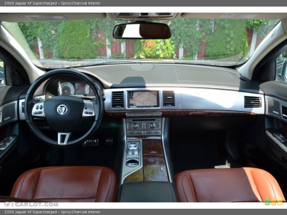 Spice/Charcoal Interior Dashboard for the 2009 Jaguar XF Supercharged #95757180