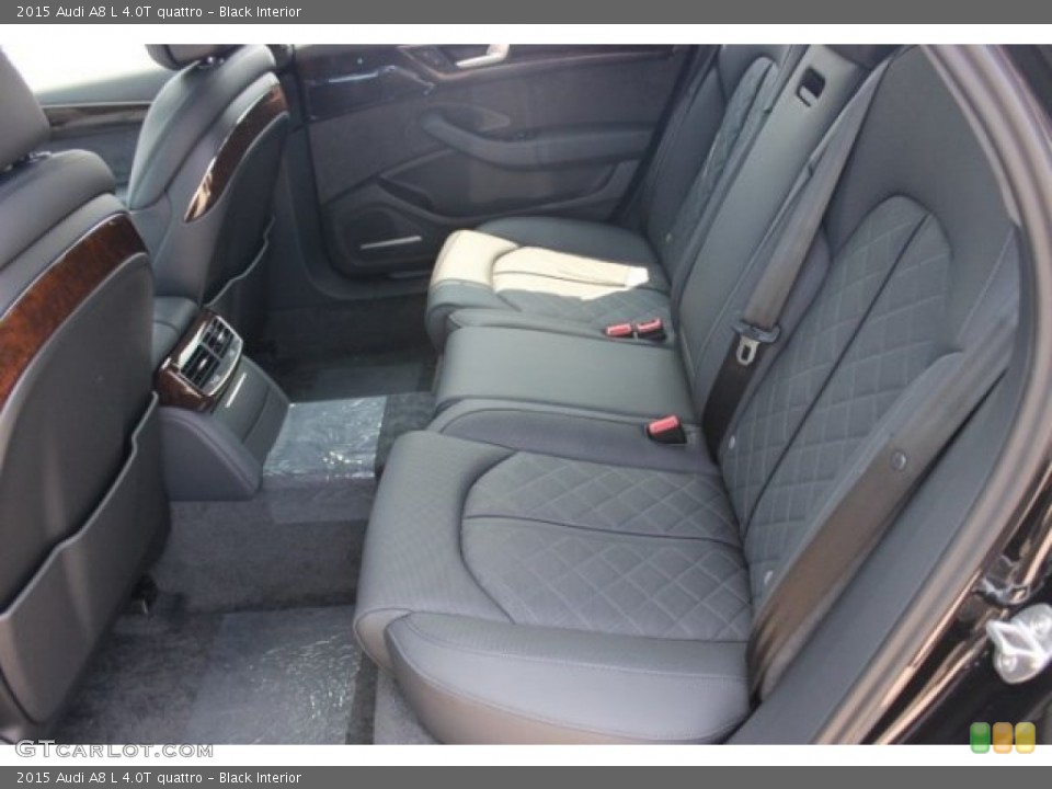 Black Interior Rear Seat for the 2015 Audi A8 L 4.0T quattro #95761551