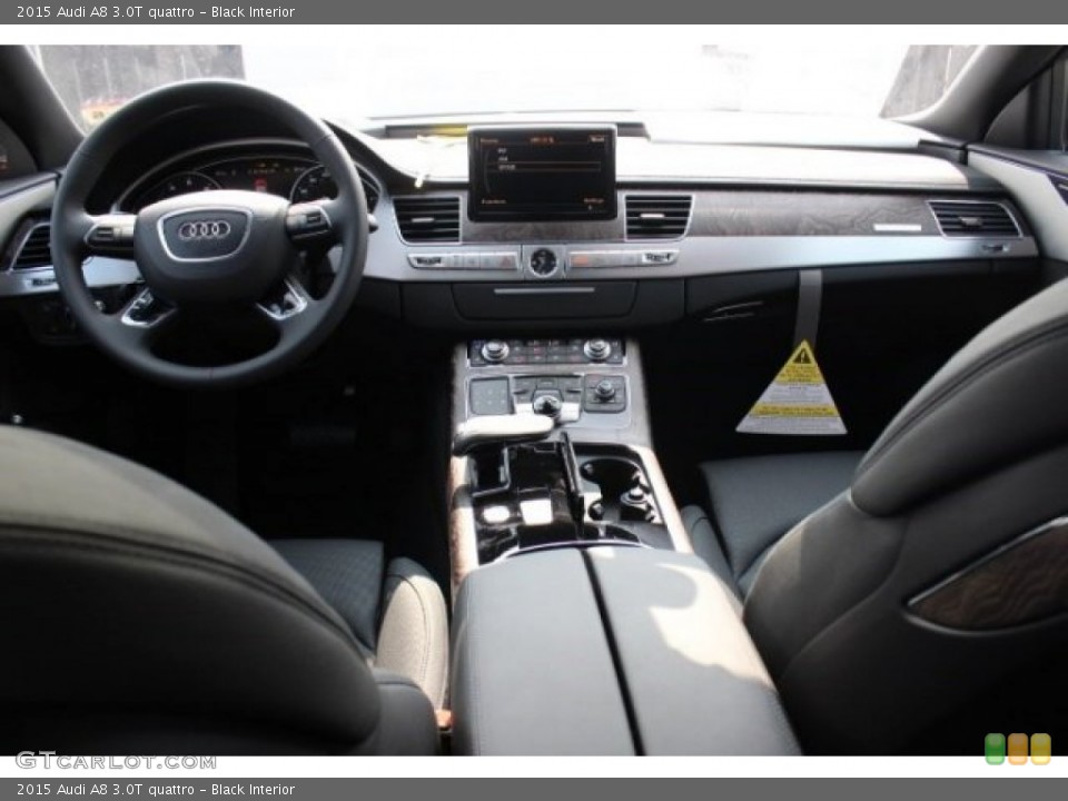 Black Interior Dashboard for the 2015 Audi A8 3.0T quattro #95762970