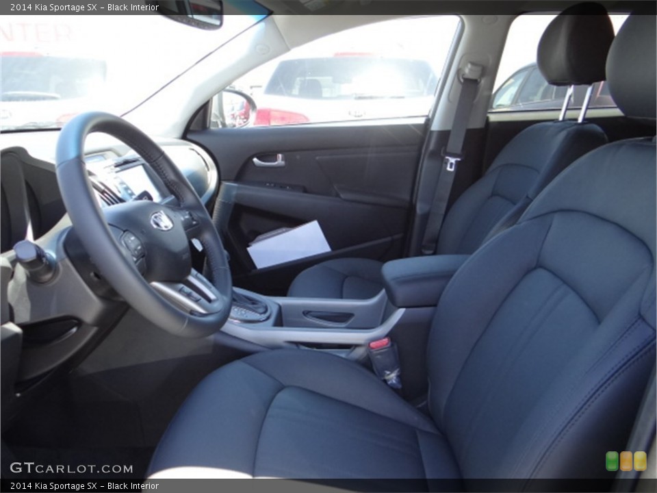 Black Interior Front Seat for the 2014 Kia Sportage SX #95765061