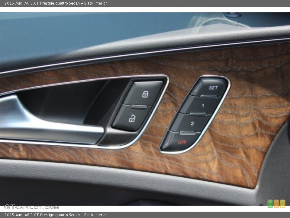 Black Interior Controls for the 2015 Audi A6 3.0T Prestige quattro Sedan #95765181