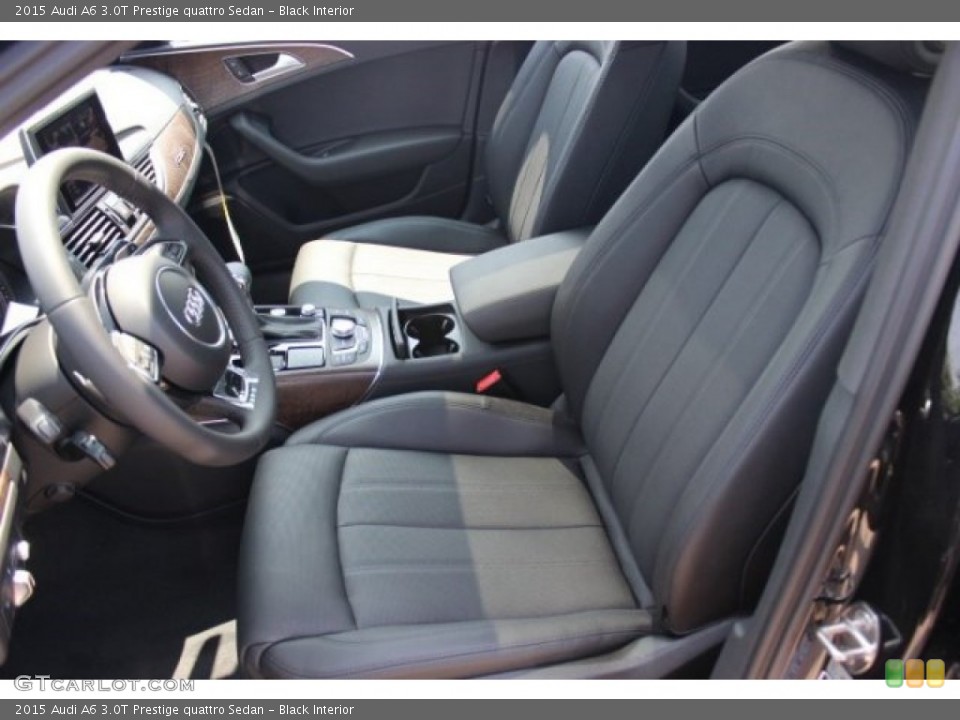 Black Interior Front Seat for the 2015 Audi A6 3.0T Prestige quattro Sedan #95765228