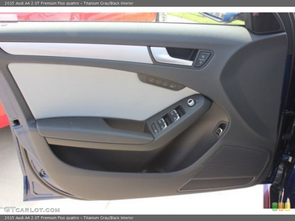Titanium Gray/Black Interior Door Panel for the 2015 Audi A4 2.0T Premium Plus quattro #95765769