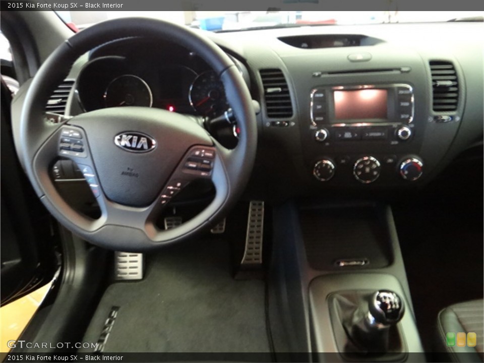 Black Interior Dashboard for the 2015 Kia Forte Koup SX #95770407