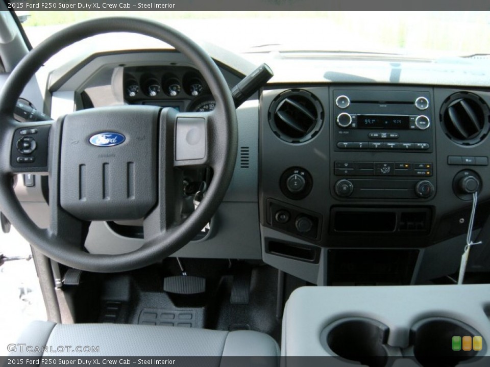 Steel Interior Dashboard for the 2015 Ford F250 Super Duty XL Crew Cab #95777436