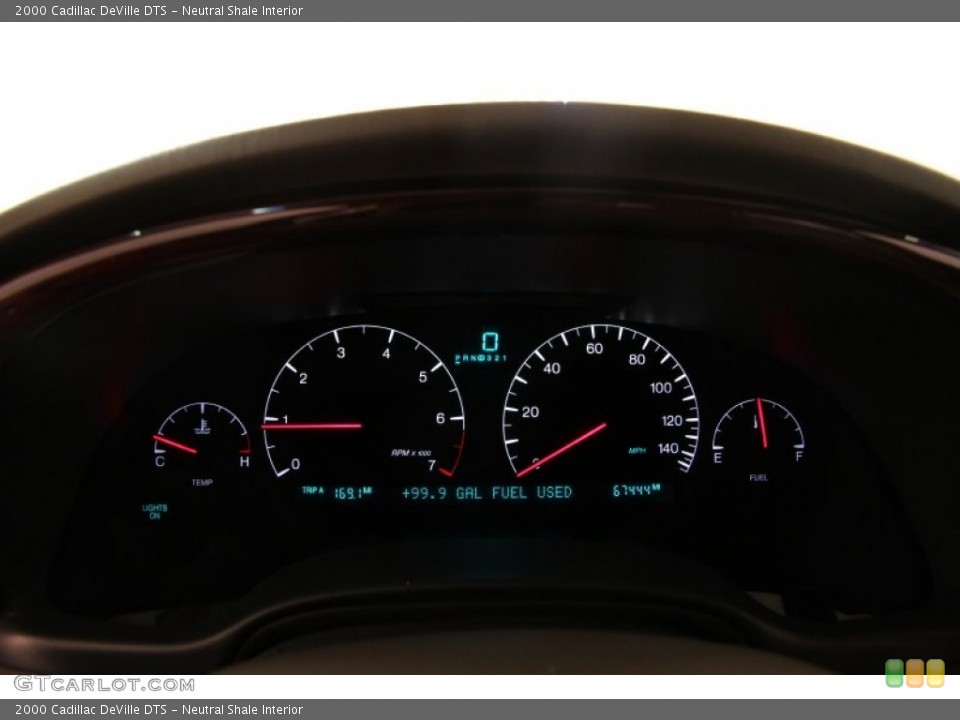 Neutral Shale Interior Gauges for the 2000 Cadillac DeVille DTS #95777562