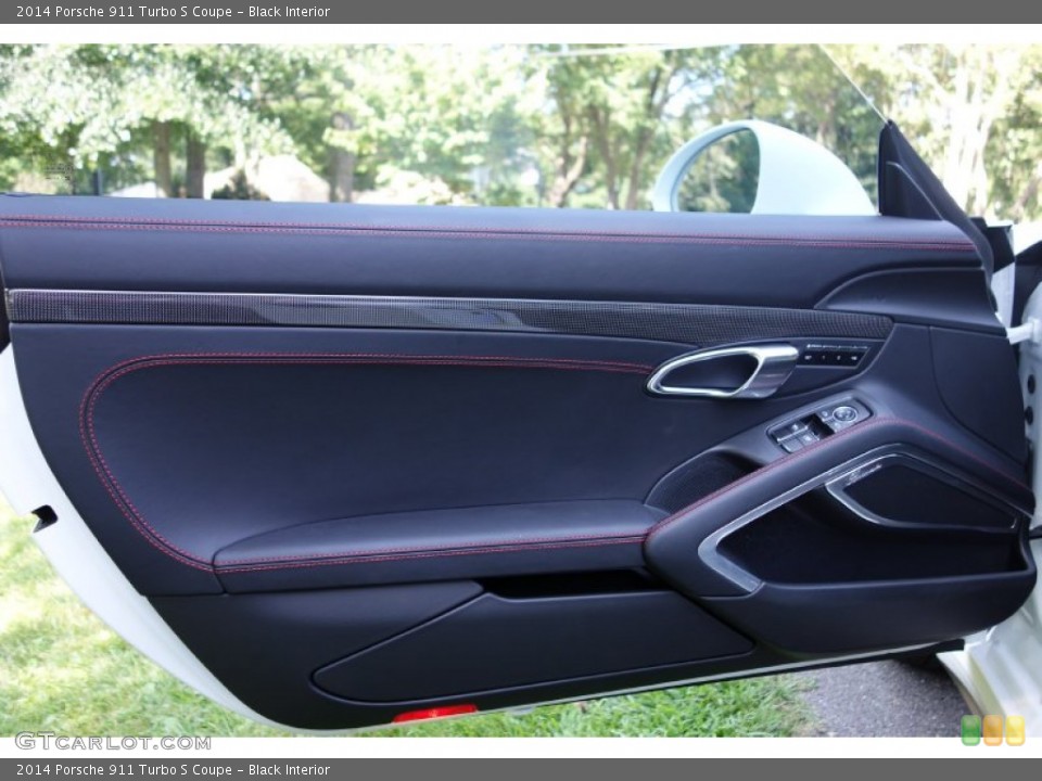 Black Interior Door Panel for the 2014 Porsche 911 Turbo S Coupe #95787449