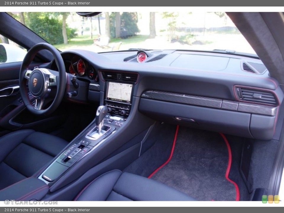Black Interior Dashboard for the 2014 Porsche 911 Turbo S Coupe #95787513