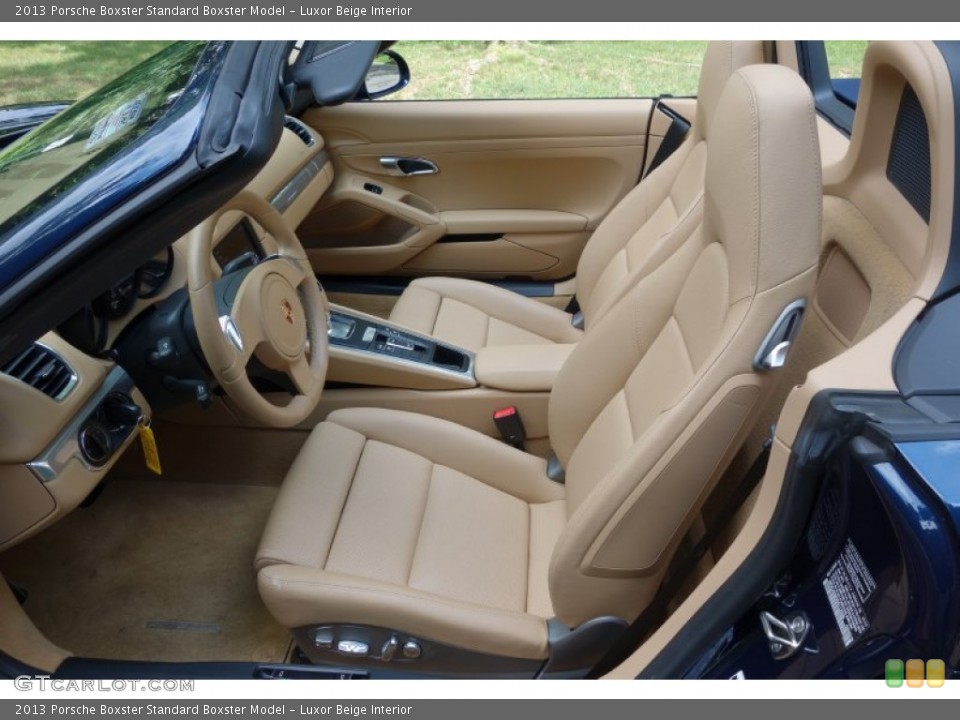 Luxor Beige Interior Front Seat for the 2013 Porsche Boxster  #95787987