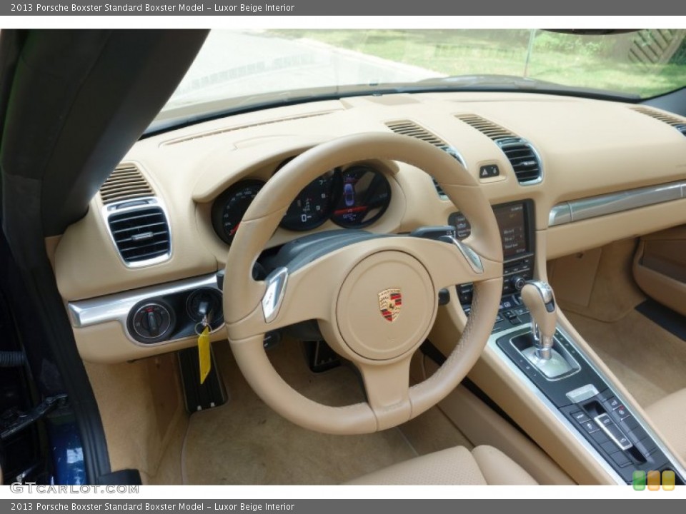 Luxor Beige Interior Steering Wheel for the 2013 Porsche Boxster  #95788011