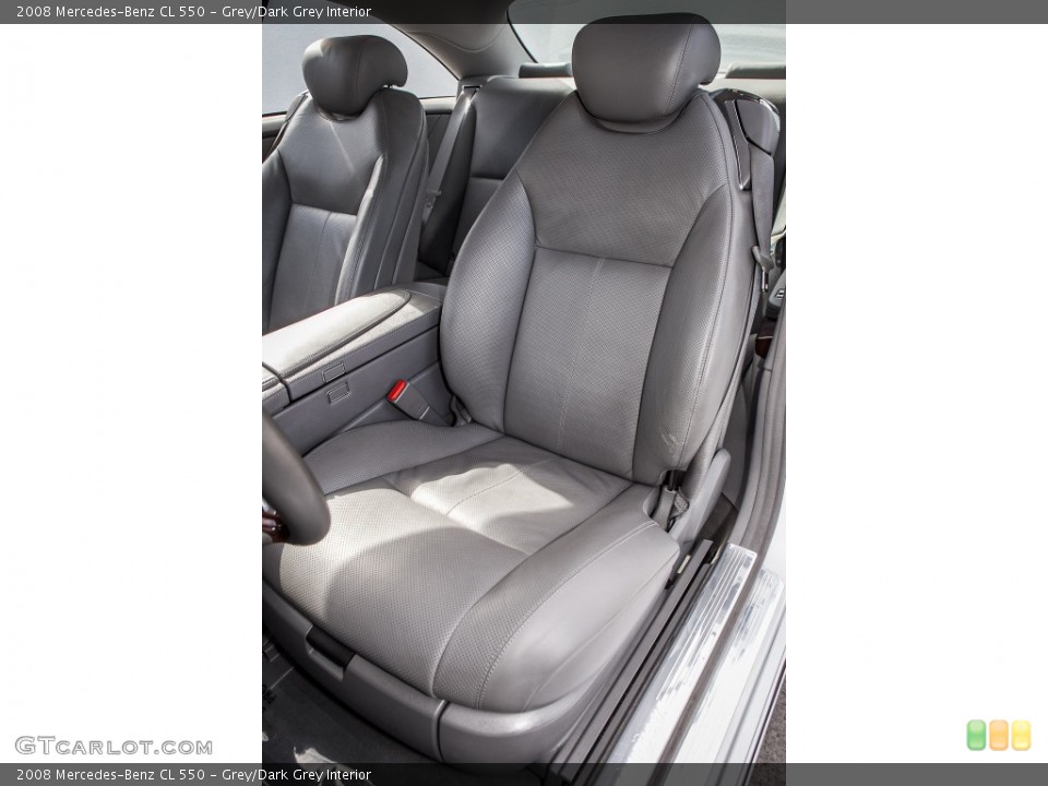 Grey/Dark Grey 2008 Mercedes-Benz CL Interiors