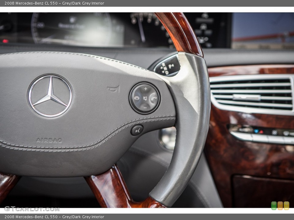 Grey/Dark Grey Interior Controls for the 2008 Mercedes-Benz CL 550 #95789292