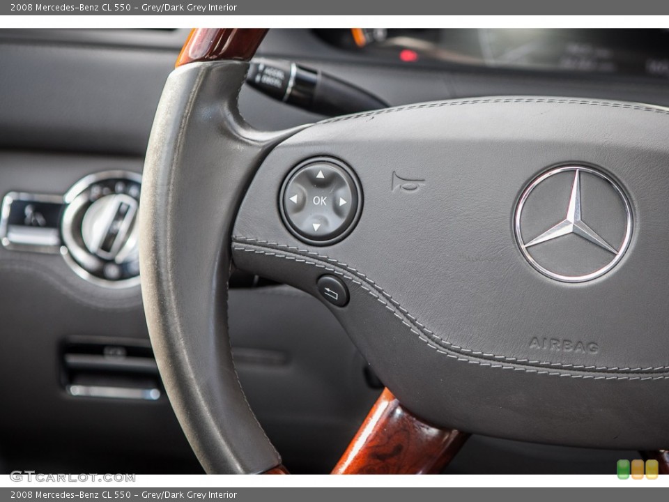 Grey/Dark Grey Interior Controls for the 2008 Mercedes-Benz CL 550 #95789339