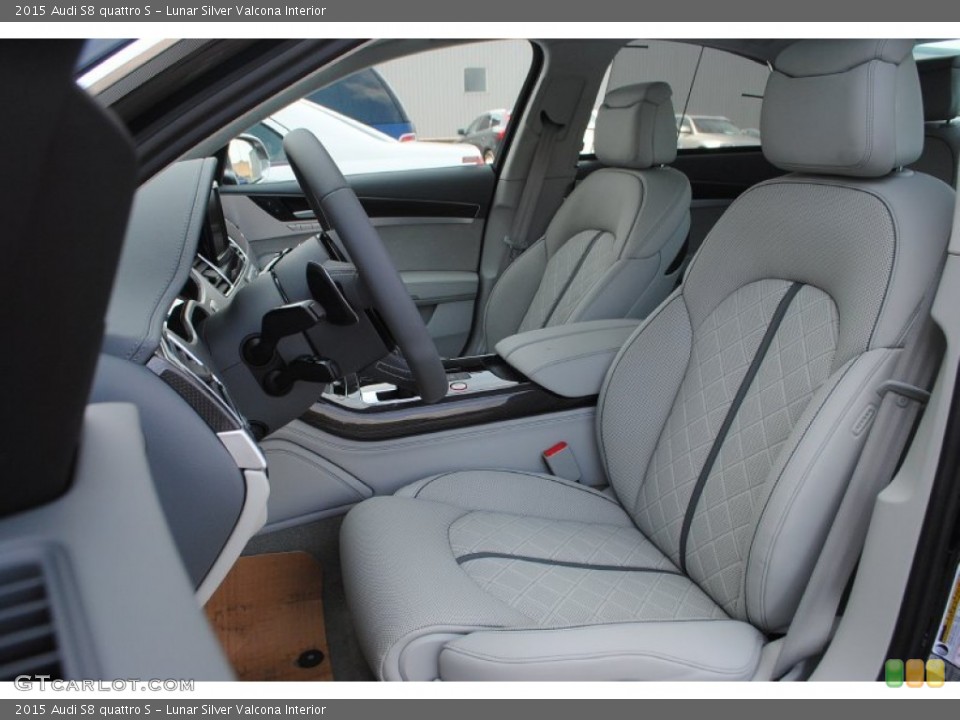 Lunar Silver Valcona Interior Photo for the 2015 Audi S8 quattro S #95789841