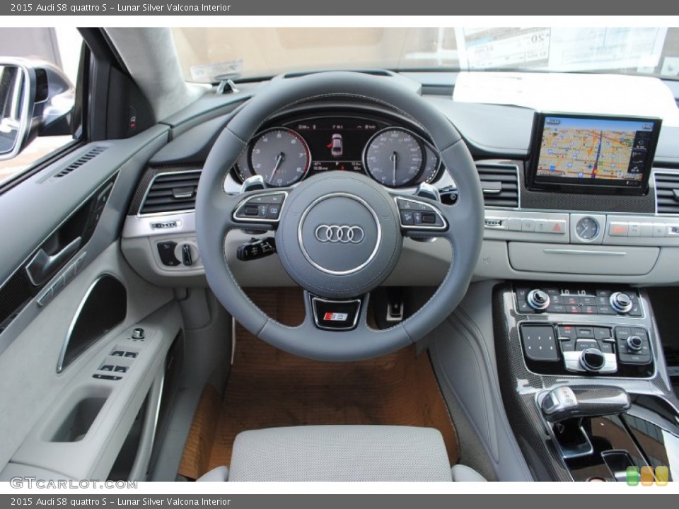 Lunar Silver Valcona Interior Dashboard for the 2015 Audi S8 quattro S #95789901