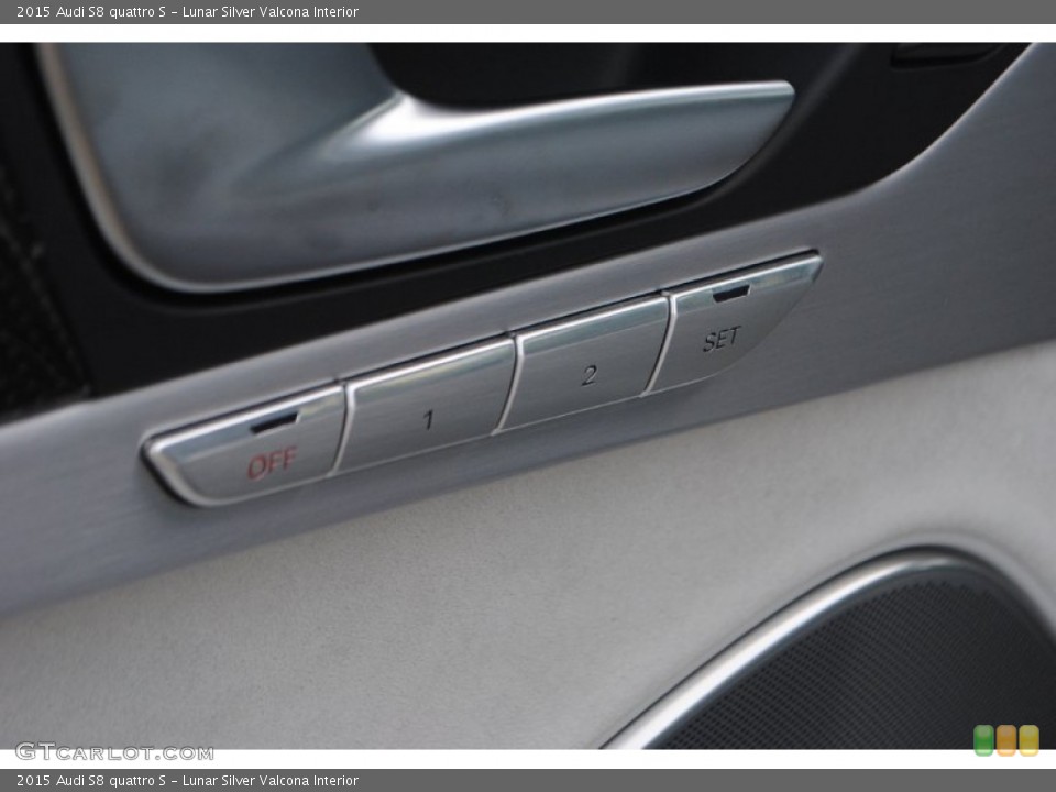 Lunar Silver Valcona Interior Controls for the 2015 Audi S8 quattro S #95790057