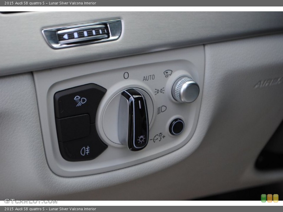 Lunar Silver Valcona Interior Controls for the 2015 Audi S8 quattro S #95790132