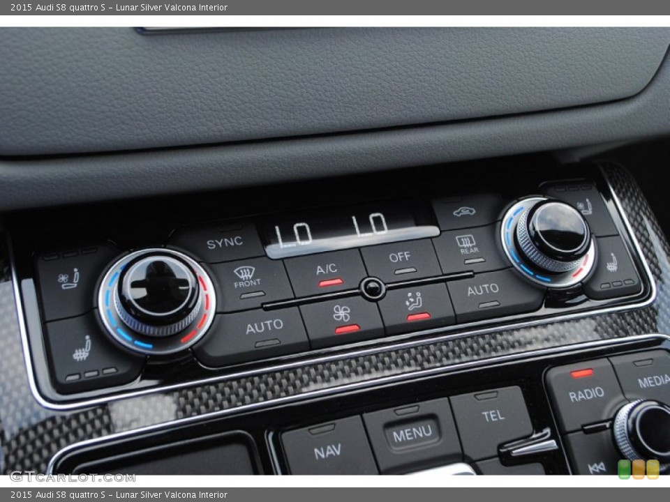 Lunar Silver Valcona Interior Controls for the 2015 Audi S8 quattro S #95790336