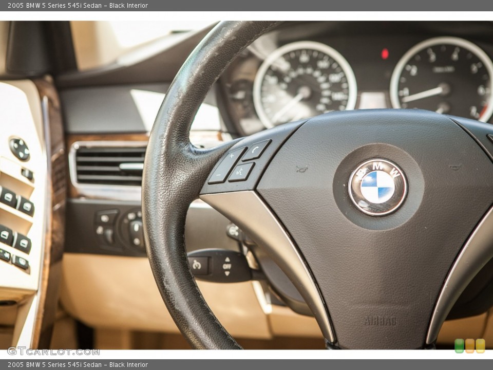 Black Interior Controls for the 2005 BMW 5 Series 545i Sedan #95791602