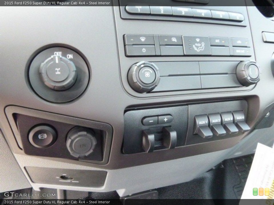 Steel Interior Controls for the 2015 Ford F250 Super Duty XL Regular Cab 4x4 #95802261