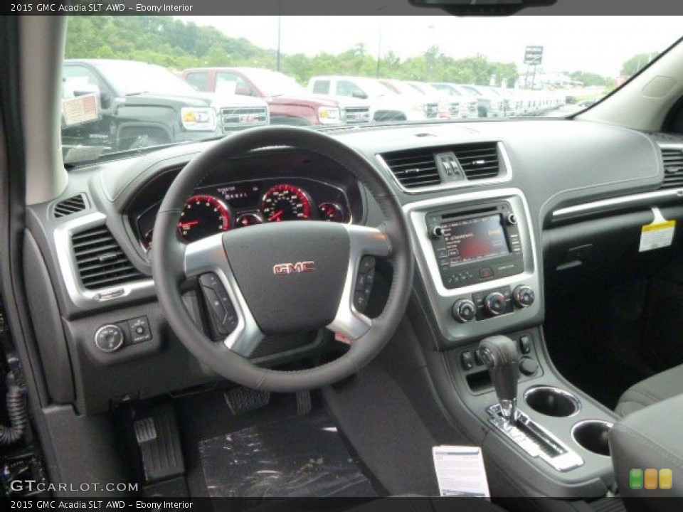 Ebony Interior Dashboard for the 2015 GMC Acadia SLT AWD #95807034