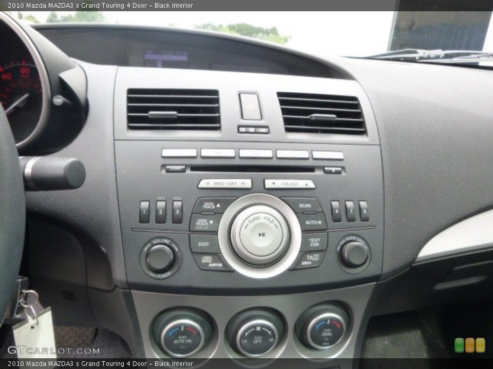 Black Interior Controls for the 2010 Mazda MAZDA3 s Grand Touring 4 Door #95813157
