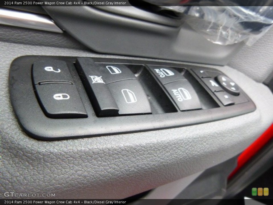 Black/Diesel Gray Interior Controls for the 2014 Ram 2500 Power Wagon Crew Cab 4x4 #95813565