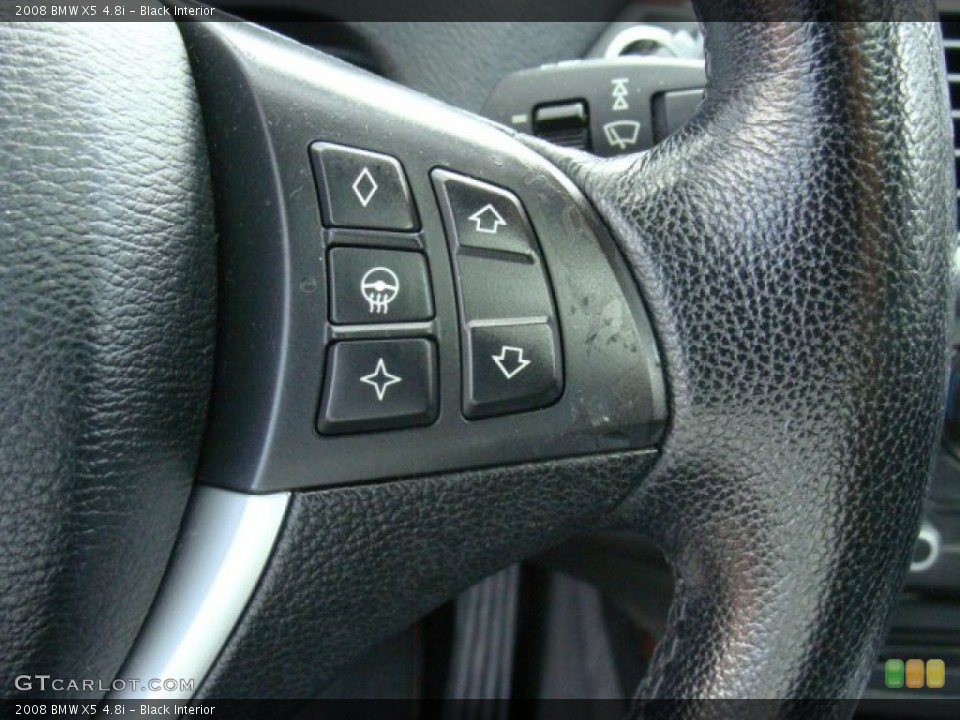 Black Interior Controls for the 2008 BMW X5 4.8i #95814549