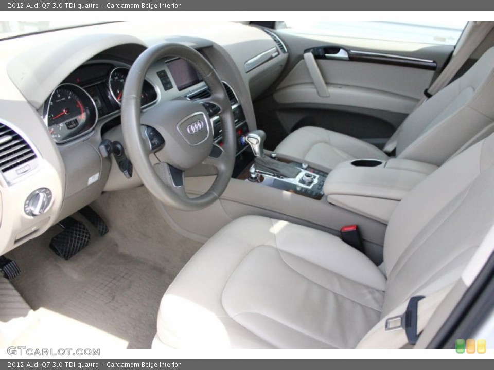 Cardamom Beige Interior Photo for the 2012 Audi Q7 3.0 TDI quattro #95818941
