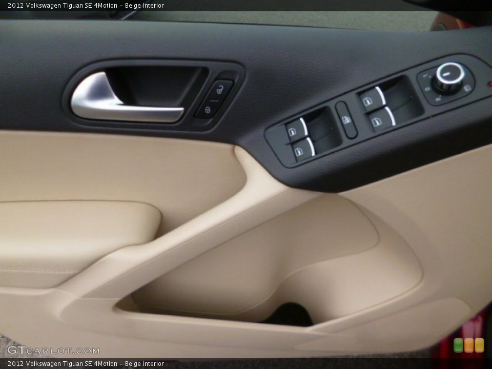 Beige Interior Door Panel for the 2012 Volkswagen Tiguan SE 4Motion #95819853