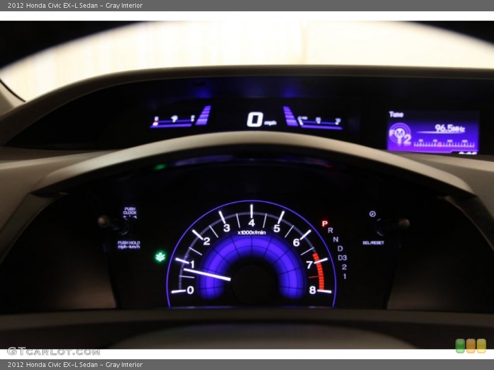 Gray Interior Gauges for the 2012 Honda Civic EX-L Sedan #95823699