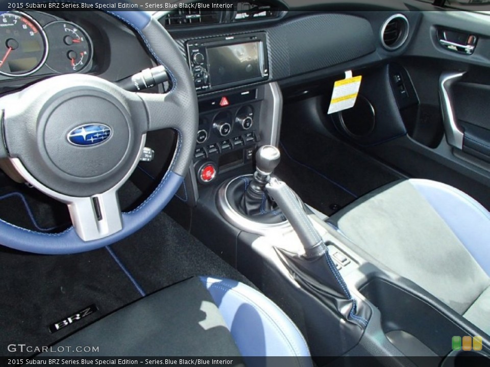 Series.Blue Black/Blue Interior Dashboard for the 2015 Subaru BRZ Series.Blue Special Edition #95826342