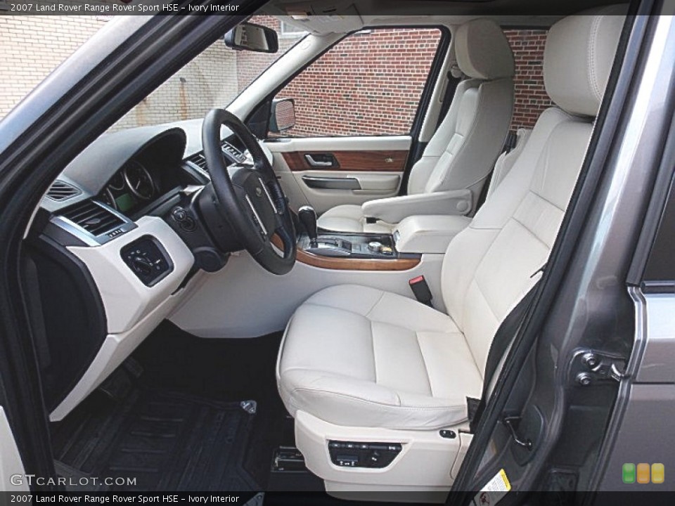 Ivory Interior Photo for the 2007 Land Rover Range Rover Sport HSE #95827035