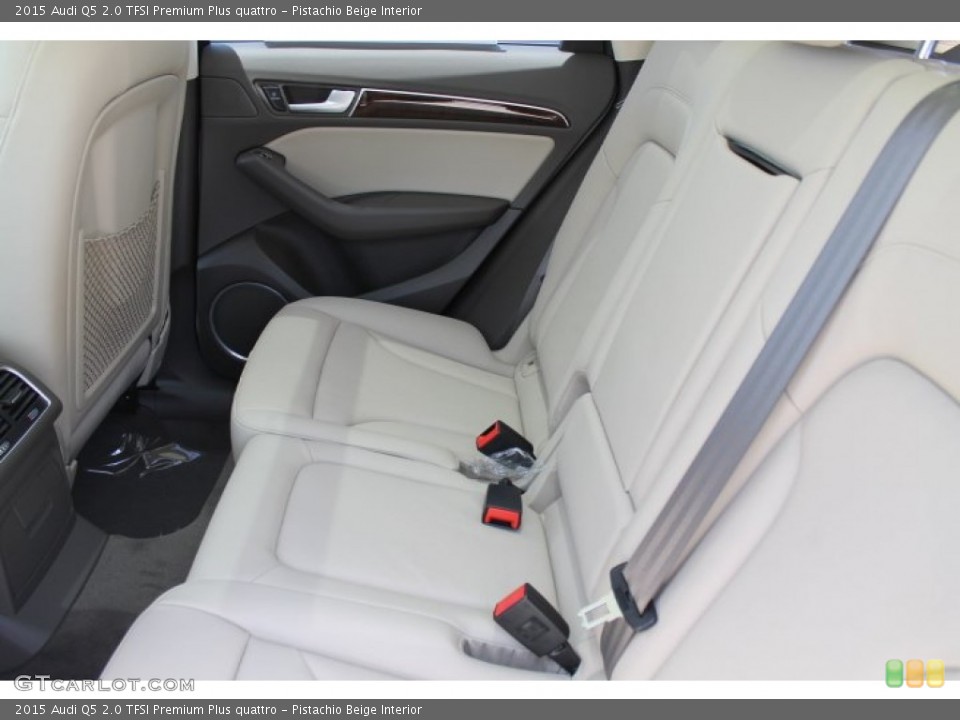 Pistachio Beige Interior Rear Seat for the 2015 Audi Q5 2.0 TFSI Premium Plus quattro #95828027