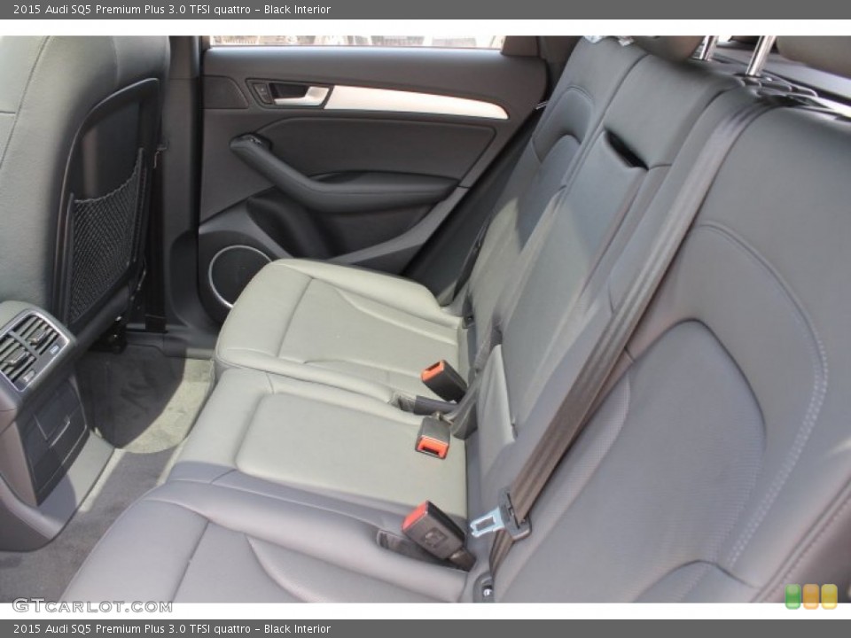 Black Interior Rear Seat for the 2015 Audi SQ5 Premium Plus 3.0 TFSI quattro #95828301
