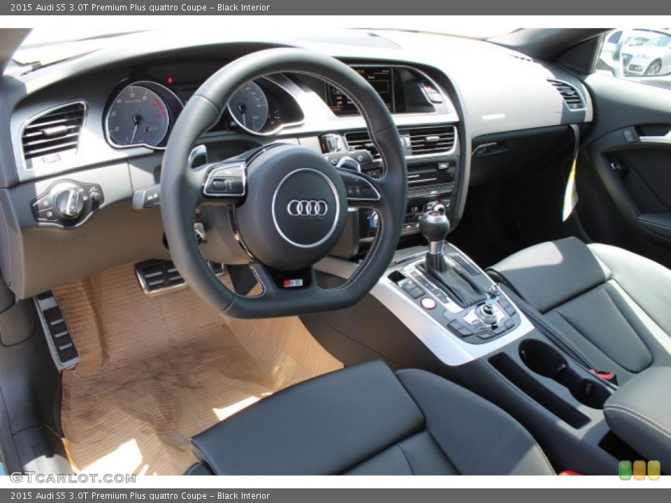 Black Interior Photo for the 2015 Audi S5 3.0T Premium Plus quattro Coupe #95829159