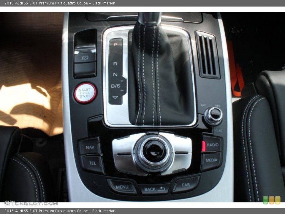 Black Interior Controls for the 2015 Audi S5 3.0T Premium Plus quattro Coupe #95829174